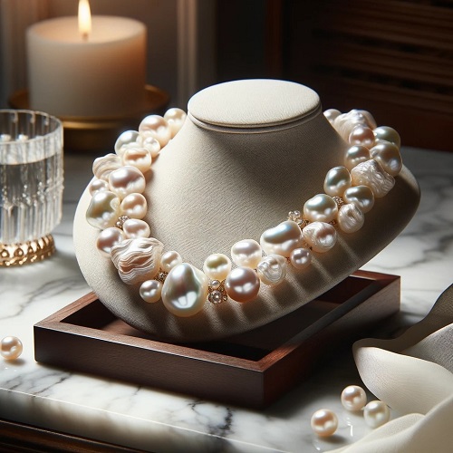 1698892960158516.jpg DALL·E 2023-11-02 10.39.30 - Photo of a baroque pearl necklace, elegantly arranged in a setting perfect for an e-commerce platform product detail page. The necklace, featuring its.jpg